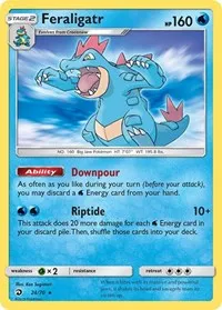 Feraligatr 024/070 HeartGold Collection Rev Foil Holo Carta Pokemon...