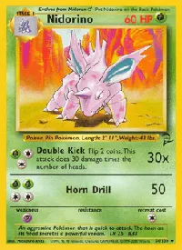 Nidorino - Base Set 2