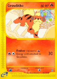 Growlithe - Aquapolis