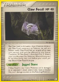 Claw Fossil 91