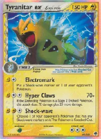 Tyranitar ex δ 99