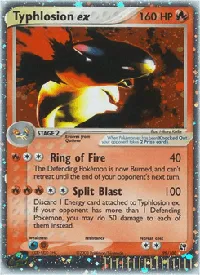Typhlosion ex 99