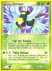 Team Aqua's Seviper - EX Team Magma vs Team Idro