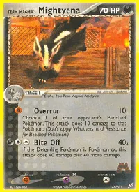 Team Magma's Mightyena 21