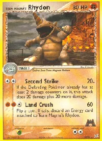 Team Magma's Rhydon 22