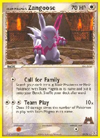 Team Magma's Zangoose 23