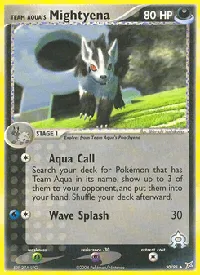 Team Aqua's Mightyena 30
