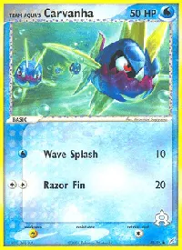 Team Aqua's Carvanha 48