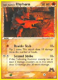 Team Magma's Rhyhorn 67