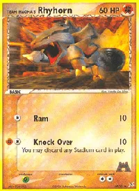 Team Magma's Rhyhorn 68