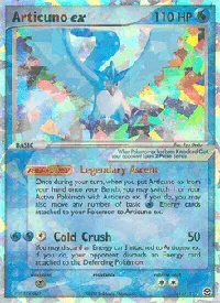 Articuno ex - EX RossoFuoco e VerdeFoglia