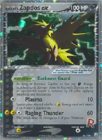 Rocket's Zapdos ex - Team Rocket Returns