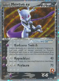 Rocket's Mewtwo ex - Team Rocket Returns