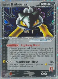 Rocket's Raikou ex - EX Deoxys