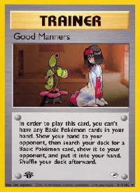 Good Manners 111