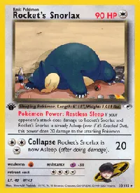 Rocket's Snorlax 33