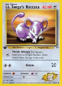 Lt. Surge's Rattata 82