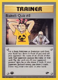Blaine's Quiz #3 112