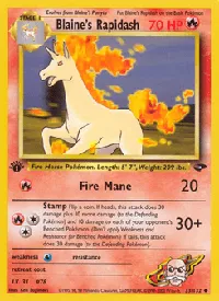 Blaine's Rapidash 33