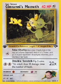 Giovanni's Meowth 43