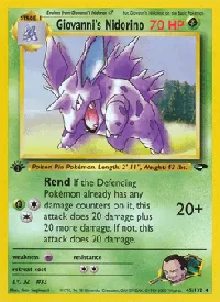 Giovanni's Nidorino 45