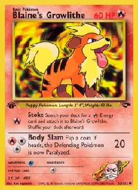 Blaine's Growlithe 62
