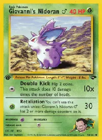 Giovanni's Nidoran ♂ 76