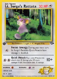 Lt. Surge's Rattata 85