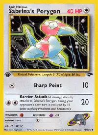 Sabrina's Porygon 98
