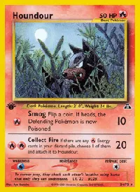 Houndour - Neo Discovery