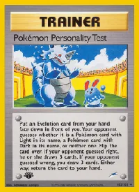Pokémon Personality Test 102