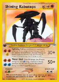 Shining Kabutops - Neo Destiny