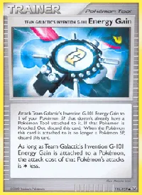 Team Galactic's Invention G-101 Energy Gain 116