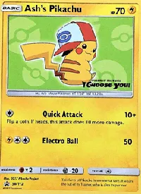 Ash's Pikachu - SL Promo