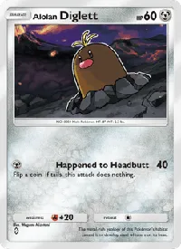 Alolan Diglett - Extradimensional Crisis