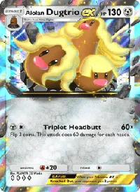 Alolan Dugtrio ex 047