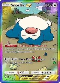 Snorlax ex - Eevee Grove