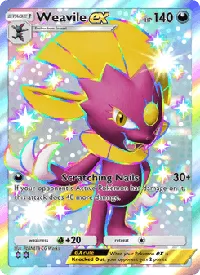 Weavile ex - Wisdom of Sea and Sky