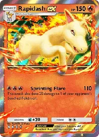 Rapidash ex - Mega Rising