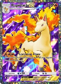 Rapidash ex - Mega Rising