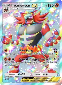 Incineroar ex - Mega Rising
