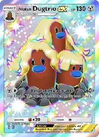 Alolan Dugtrio ex - Mega Rising
