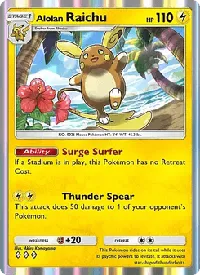 Alolan Raichu - Parata Fantasmagorica