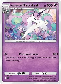 Galarian Rapidash - Parata Fantasmagorica
