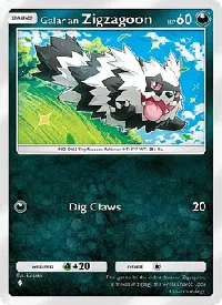 Galarian Zigzagoon - Parata Fantasmagorica