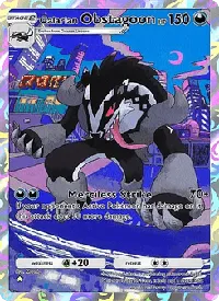 Galarian Obstagoon - Parata Fantasmagorica
