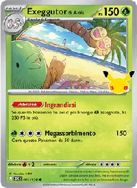 Exeggutor di Alola - 30° Anniversario