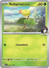Carta Bellsprout di Erika illustrata da sui