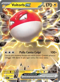 Carta Voltorb-ex (Ascesa Eroica)