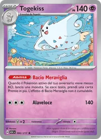 Carta Togekiss illustrata da Narano